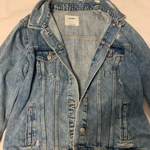 Old Navy Distressed Boyfriend Jean Jacket